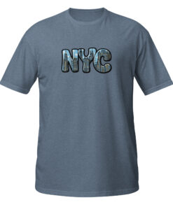 NYC Blue Bubble Skyline