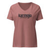 Women’s Karmojo Distressed V-Neck
